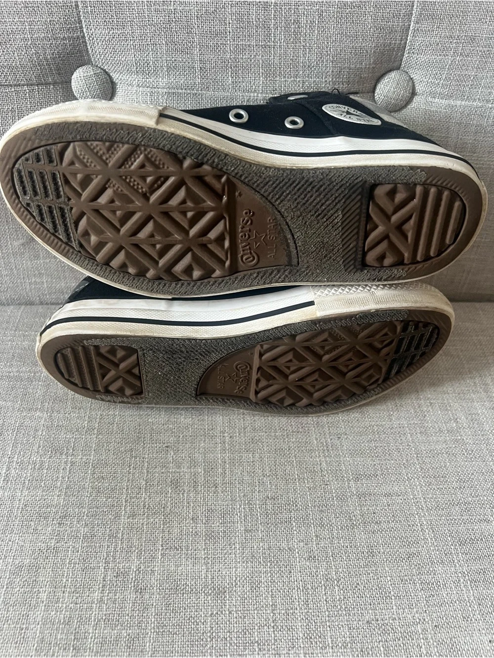 Converse Black/White Camo Sneakers, boys/kids 1, mid top streetwear school